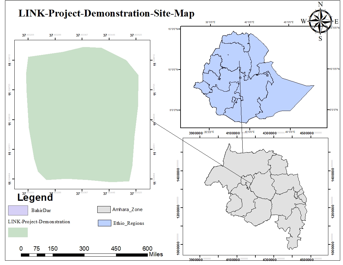 LINK project Demonstration site location 